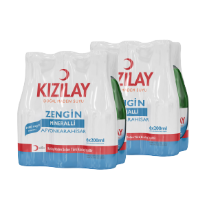 Kızılay Maden Suyu Çeşitleri 6x200 Ml