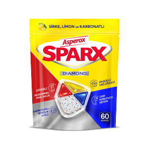 Asperox Sparx Bulaşık Makinesi Kapsülü 60'lı