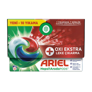 Ariel Oxi Pods Hepsi 1 Arada Kapsül Deterjan 10'lu